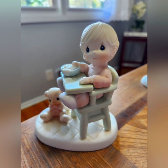 Precious Moments Other - Precious Moments Baby's First Meal, 1990 Gift, Porcelain, Figure, Decor
